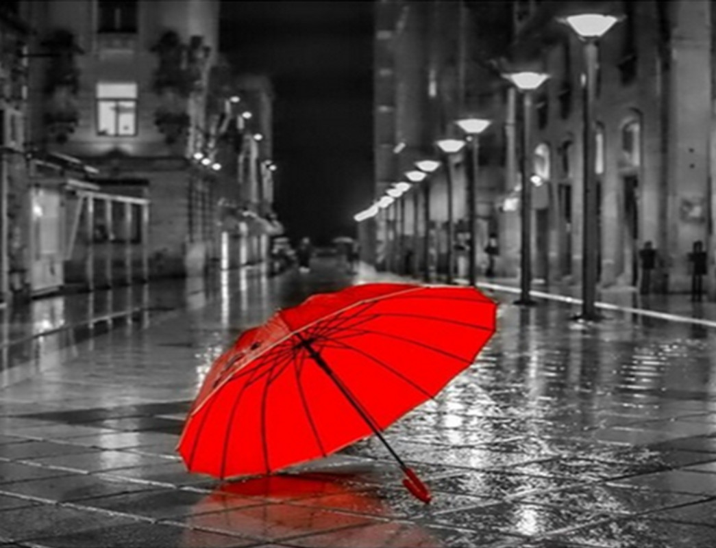 Gaira® Malování podle čísel Červený deštník M991463